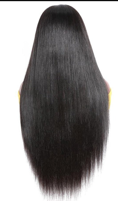 U Part Wig Straight Hair Human Hair Wigs For Black Women Brazilian