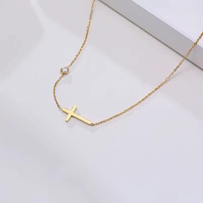 Faith based cross necklace