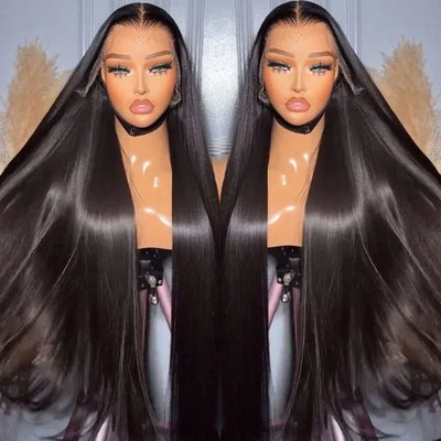 Vietnamese Raw Hair 250% Density Straight Lace Frontal Wigs Human Hair