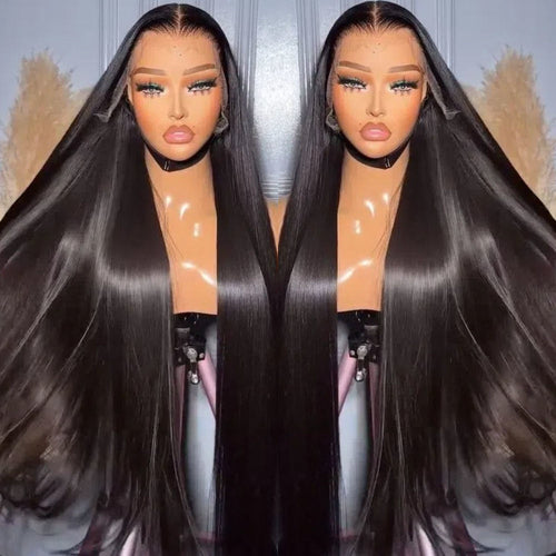 Vietnamese Raw Hair 250% Density Straight Lace Frontal Wigs Human Hair