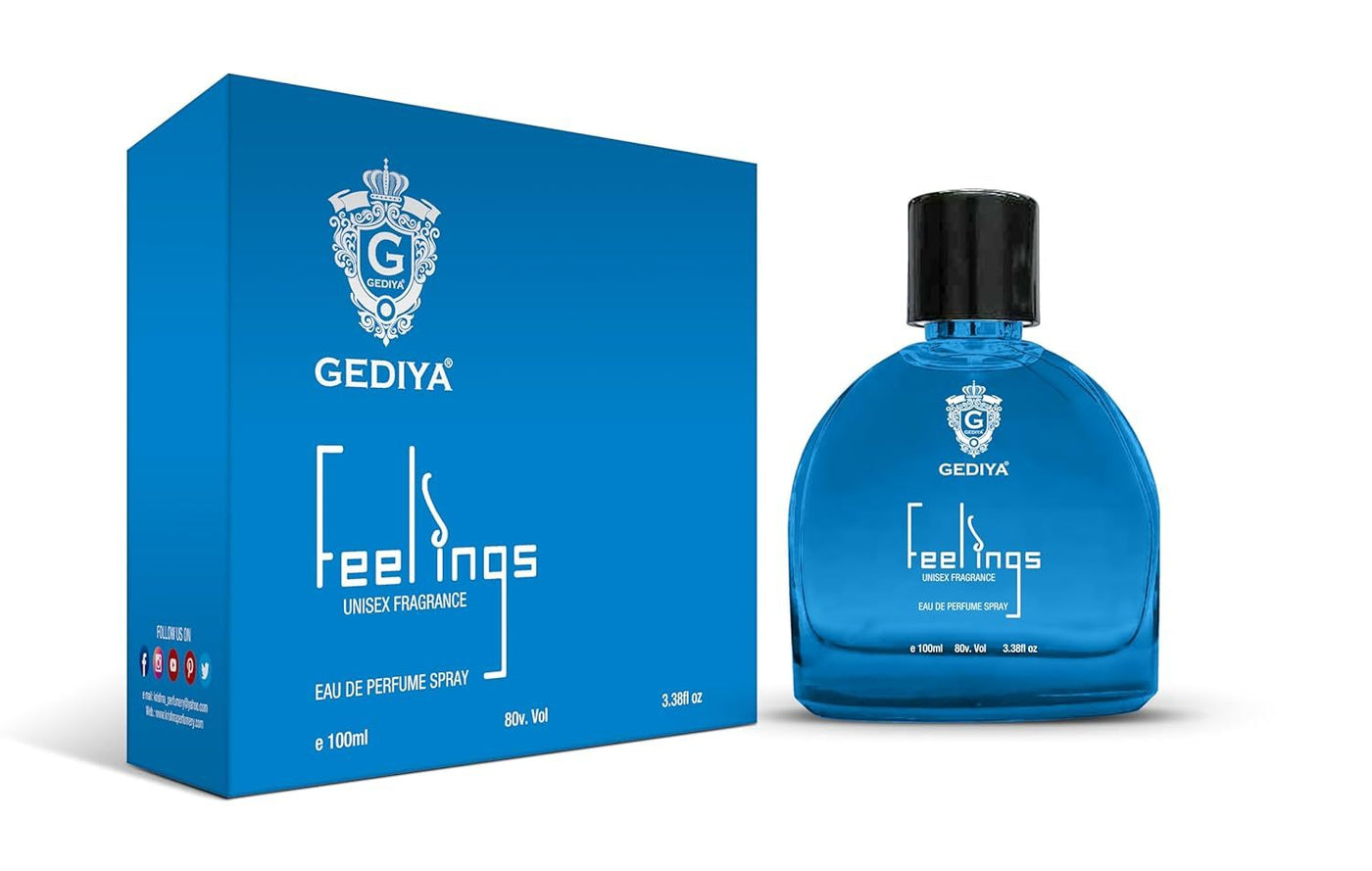 FEELINGS 100ML Long Lasting Unisex Perfumes for Men & Women Fragrances